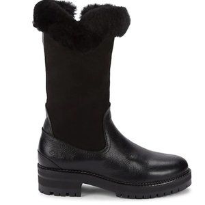 Pajar Amal Shearling-Lined Leather & Suede 40 (10)